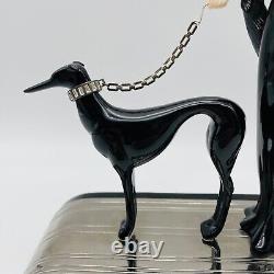 House of Erte Symphony In Black Limited Edition Sculpture Figurine Franklin Mint