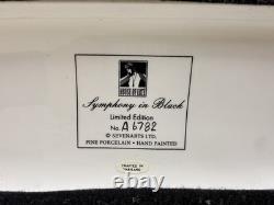 House of Erte Symphony In Black Limited Edition Sculpture Figurine Franklin Mint