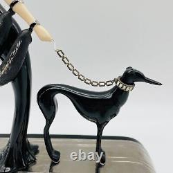 House of Erte Symphony In Black Limited Edition Sculpture Figurine Franklin Mint