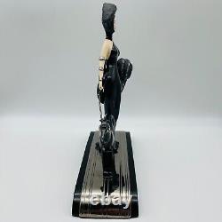 House of Erte Symphony In Black Limited Edition Sculpture Figurine Franklin Mint