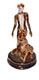 House of Erte The Franklin Min Leopard Limited Ed. Porcelain Art Deco Figurine