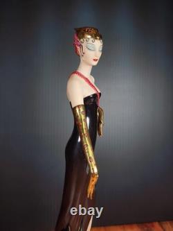 House of Erte Untamed Beauty Limited Edition Figurine Franklin Mint 9.5 Superb