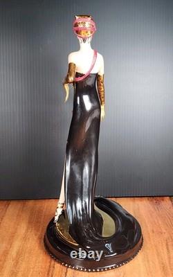 House of Erte Untamed Beauty Limited Edition Figurine Franklin Mint 9.5 Superb