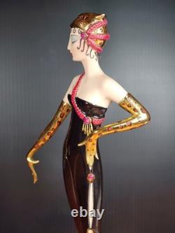 House of Erte Untamed Beauty Limited Edition Figurine Franklin Mint 9.5 Superb