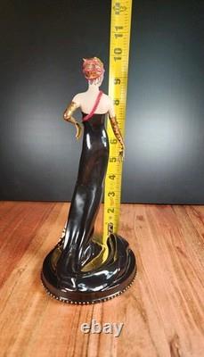 House of Erte Untamed Beauty Limited Edition Figurine Franklin Mint 9.5 Superb