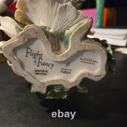 House of Faberge Flight of Fancy Porcelain / Bronze Hummingbird Bird Figurine
