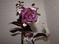 House of Faberge Flight of Fancy Porcelain / Bronze Hummingbird Bird Figurine