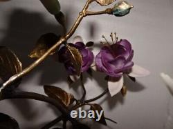 House of Faberge Flight of Fancy Porcelain / Bronze Hummingbird Bird Figurine