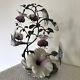 House of Faberge Flight of Fancy Porcelain/Bronze Hummingbird Hibiscus Figurine