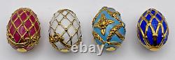 House of Faberge SPRING EGG BASKET (with 9 Eggs) by The Franklin Mint