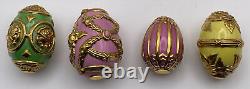 House of Faberge SPRING EGG BASKET (with 9 Eggs) by The Franklin Mint