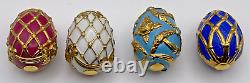 House of Faberge SPRING EGG BASKET (with 9 Eggs) by The Franklin Mint