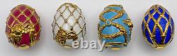 House of Faberge SPRING EGG BASKET (with 9 Eggs) by The Franklin Mint