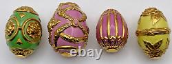 House of Faberge SPRING EGG BASKET (with 9 Eggs) by The Franklin Mint