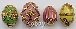 House of Faberge SPRING EGG BASKET (with 9 Eggs) by The Franklin Mint