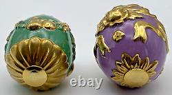 House of Faberge SPRING EGG BASKET (with 9 Eggs) by The Franklin Mint