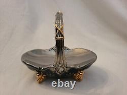 House of Faberge WINTER EGG BASKET (with 9 Eggs) by The Franklin Mint With COA