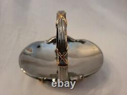 House of Faberge WINTER EGG BASKET (with 9 Eggs) by The Franklin Mint With COA