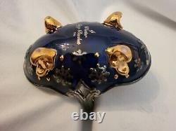 House of Faberge WINTER EGG BASKET (with 9 Eggs) by The Franklin Mint With COA