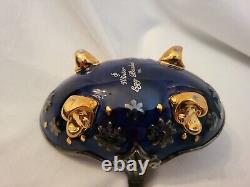 House of Faberge WINTER EGG BASKET (with 9 Eggs) by The Franklin Mint With COA