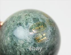 Italian Carrara Marble Franklin Mint EGG with Gold-toned bow from Franklin Mint