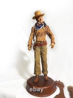 JOHN WAYNE Portrait Doll 21 HONDO FRANKLIN MINT TRIBUTE Music EXCELLENT