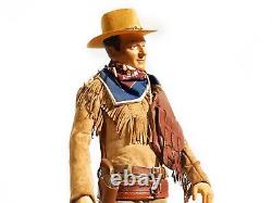 JOHN WAYNE Portrait Doll 21 HONDO FRANKLIN MINT TRIBUTE Music EXCELLENT