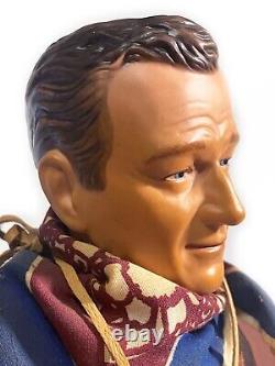 JOHN WAYNE Portrait Doll 21 HONDO FRANKLIN MINT TRIBUTE Music EXCELLENT