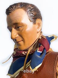 JOHN WAYNE Portrait Doll 21 HONDO FRANKLIN MINT TRIBUTE Music EXCELLENT