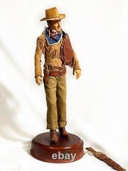 JOHN WAYNE Portrait Doll 21 HONDO FRANKLIN MINT TRIBUTE Music EXCELLENT