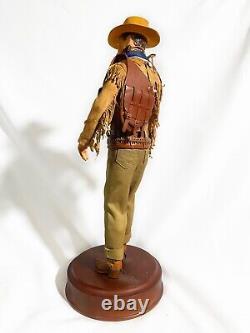 JOHN WAYNE Portrait Doll 21 HONDO FRANKLIN MINT TRIBUTE Music EXCELLENT