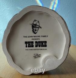 JOHN WAYNE THE DUKE Franklin Mint Hand Painted Porcelain Figurine True Grit