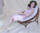 Jackie Kennedy Franklin Mint Porcelain Lounging Portrait Doll & Chair