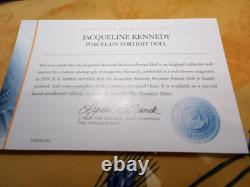 Jackie Kennedy In Chair Franklin Mint Porcelain Doll