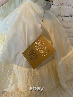 Jackie Onassis Kennedy Wedding Franklin Mint Heirloom Doll Porcelain Ann Lowe