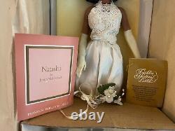 Jessica McClintock Franklin Mint Natasha Bride doll vintage NIB dark skin Black