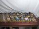 John Wayne Franklin Mint Hand Painted Sculptures. Lot Of 17 With Domes And C. O. A