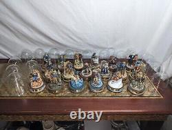 John Wayne Franklin Mint Hand Painted Sculptures. Lot Of 17 With Domes And C. O. A