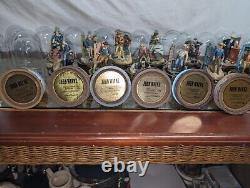 John Wayne Franklin Mint Hand Painted Sculptures. Lot Of 17 With Domes And C. O. A