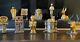 King Tut Set of 10 Figurines Gold Plated