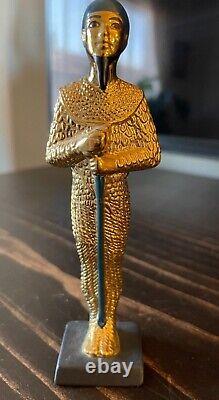King Tut Set of 10 Figurines Gold Plated