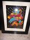 LAUREL BURCH Flying Felines Porcelain Plaque 24K Accents Franklin Mint limited