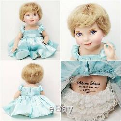 LOT of 3 Franklin Mint Princess Diana Portrait Baby Dolls Limited Edition