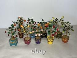 LOT of 9 Read Desc Franklin Mint House of Faberge Imperial Trees Vintage ©1991
