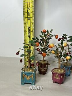 LOT of 9 Read Desc Franklin Mint House of Faberge Imperial Trees Vintage ©1991