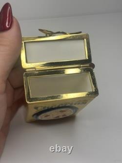L. E. Franklin Mint Porcelain Hinged Trinket Box General Mills Cheerios Cereal