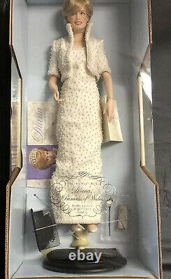 Lady Diana Princess Of Wales Porcelain Doll Franklin Mint NIB With COA F2-8