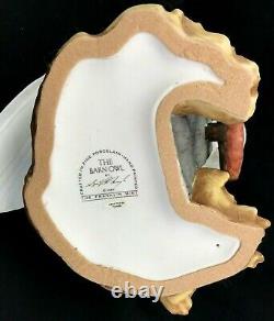 Large 10 Franklin Mint Porcelain Figurine The Barn Owl George McMonigle