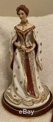 Large Faberge Franklin Mint Porcelain Doll Figurine Empress Alexandra of Russia
