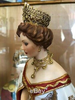 Large Faberge Franklin Mint Porcelain Doll Figurine Empress Alexandra of Russia